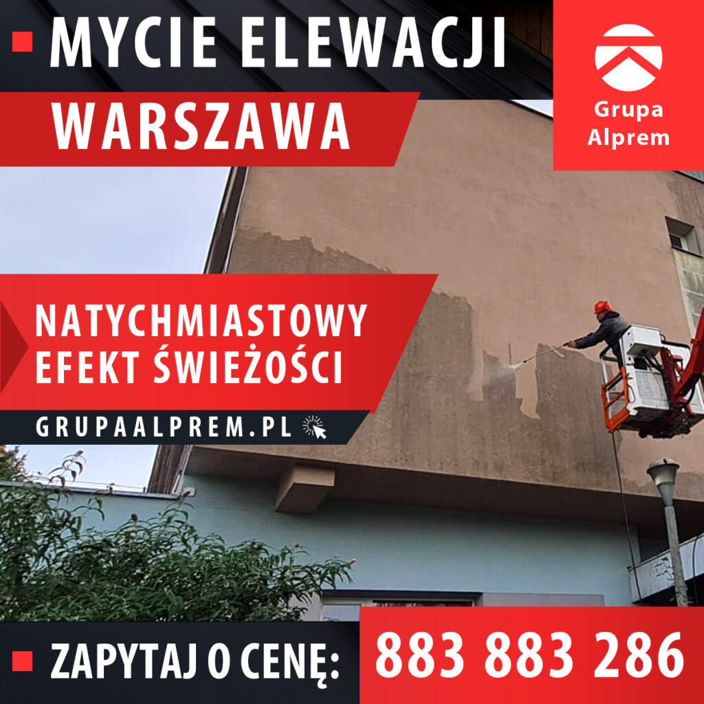 Czyszczenie fasad i elewacji - GrupaAlprem.pl Warszawa